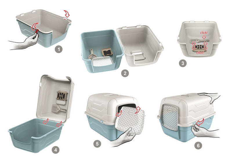 Georplast RotoToilet - Toilette Con Filtro & Paletta