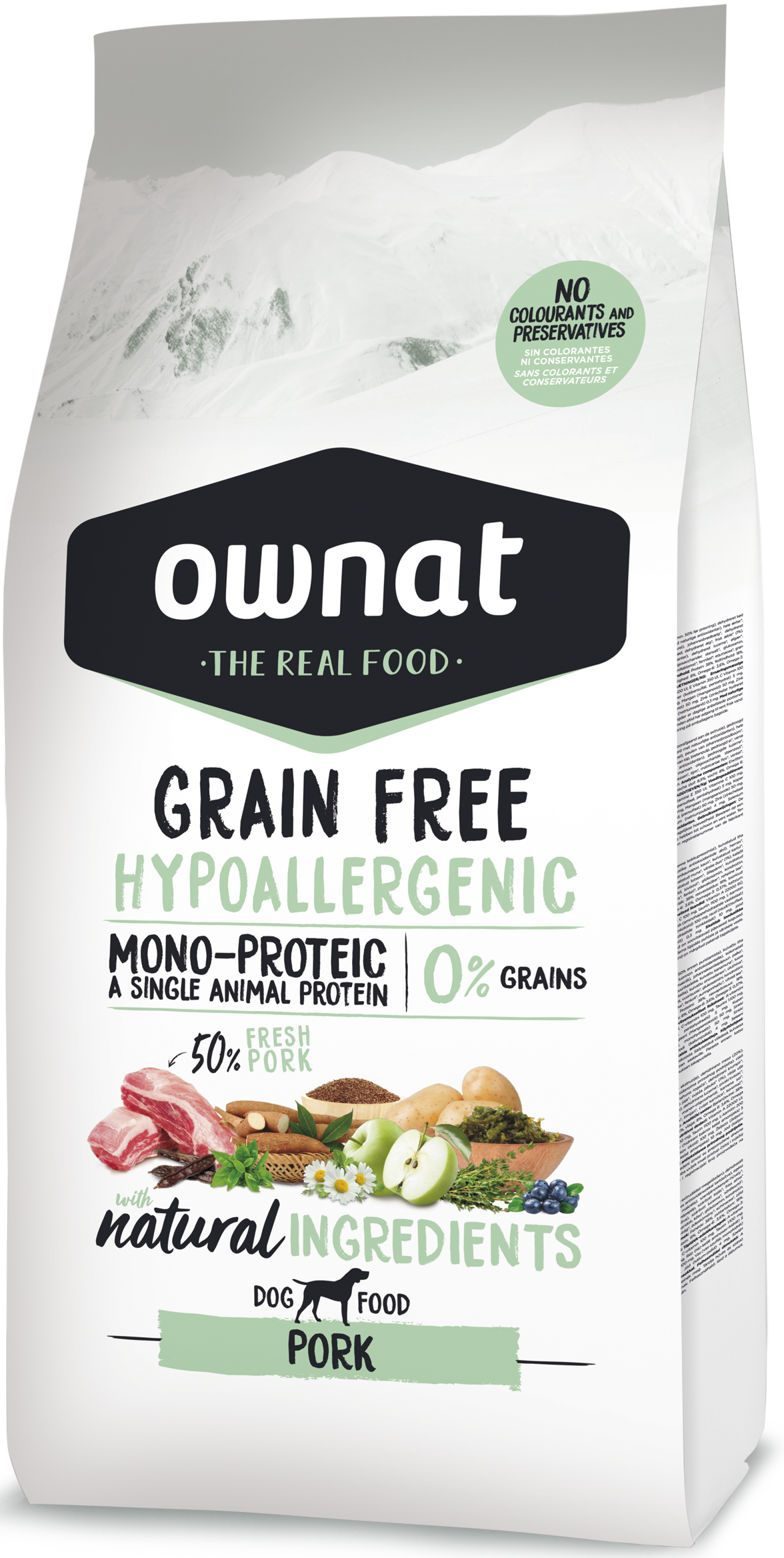Ownat Grain Free Hypoallergenic Pork