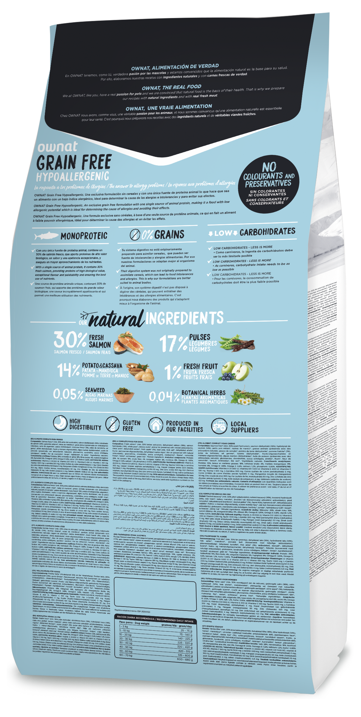 Ownat Grain Free Hypoallergenic Salmon