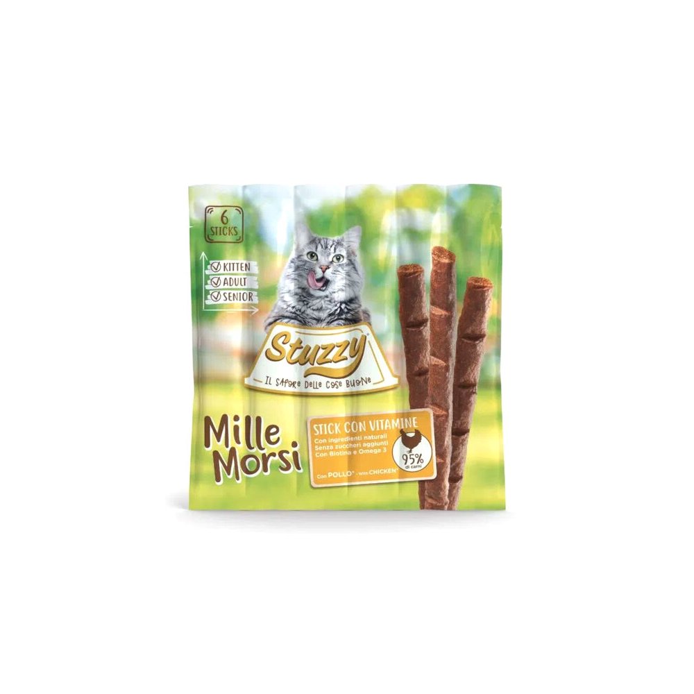 Stuzzy Millemorsi Con Pollo 6x5 g