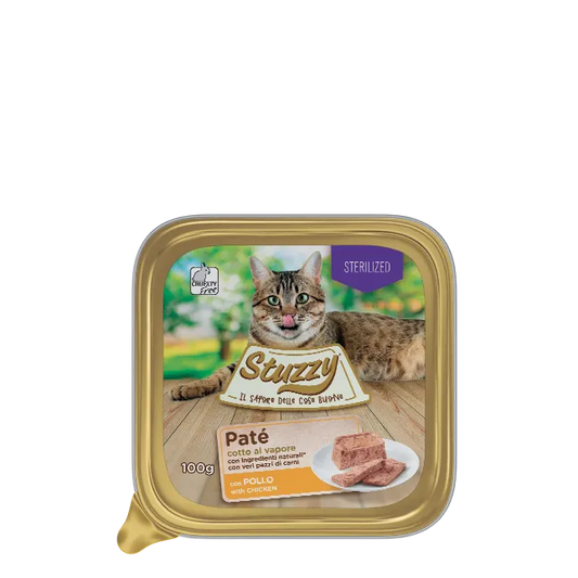 Stuzzy Paté Per Gatti Sterilizzati Con Pollo 100 g