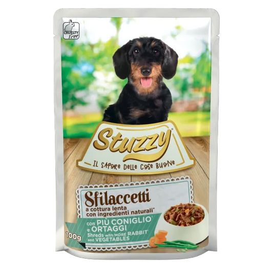Stuzzy Sfilaccetti Con Coniglio E Ortaggi 100 G