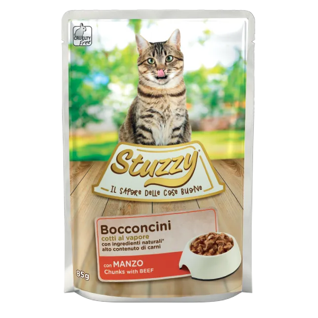 Stuzzy Bocconcini Con Manzo 85 g