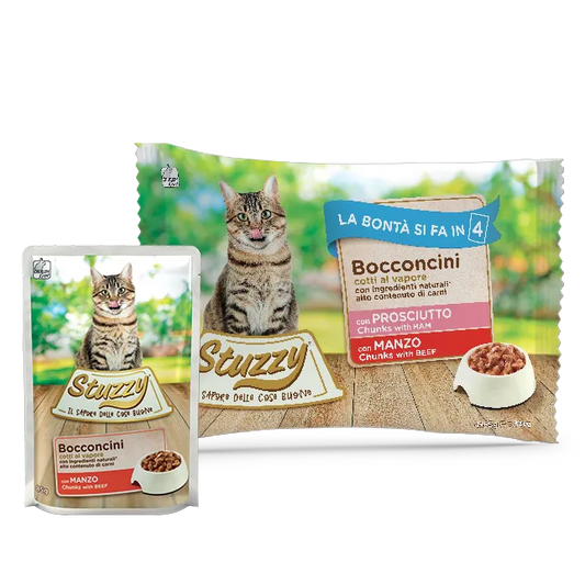 Stuzzy Multipack Bocconcini Con Prosciutto E Manzo 4x85 g