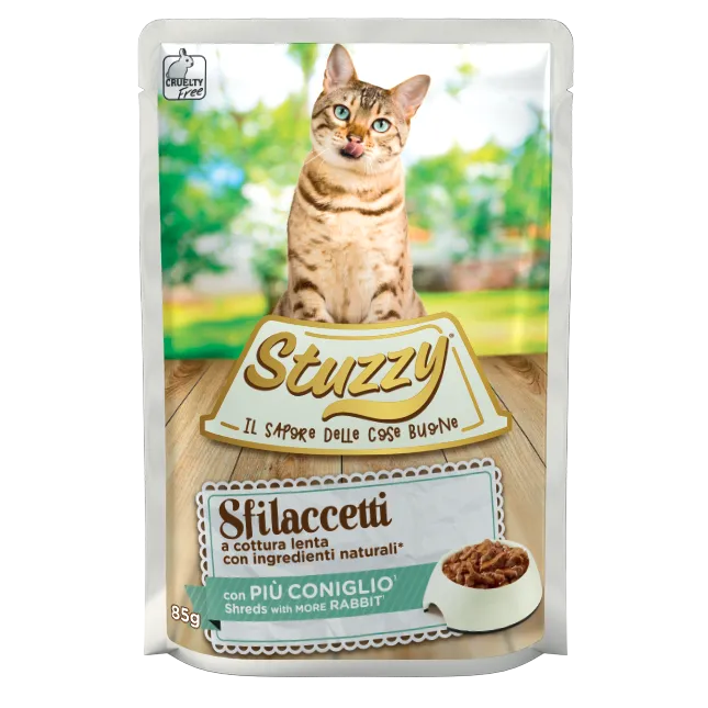 Stuzzy Sfilaccetti Con Coniglio 85 G