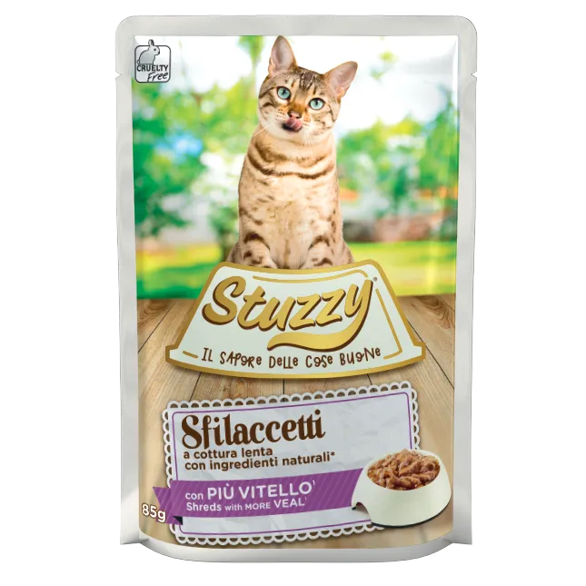 Stuzzy Sfilaccetti Con Vitello 85 G