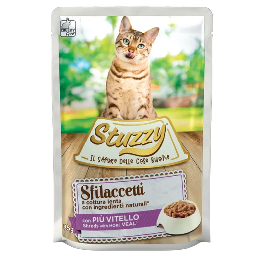 Stuzzy Sfilaccetti Con Vitello 85 G