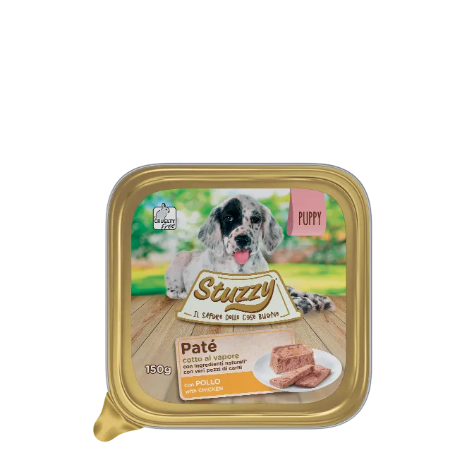 Stuzzy Pete Per Cuccioli Con Pollo 150 G