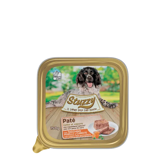 Stuzzy Paté Con Tacchino, Piselli E Carote 150 G