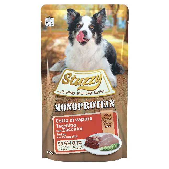 Stuzzy Monoprotein Tacchino Con Zucchini 150 G