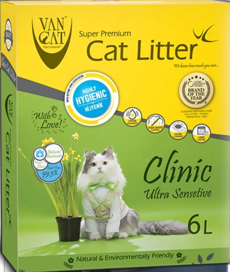 VanCat Lettiera Clinica Ultra Sensibile 6 L