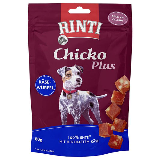 Rinti Chicko Plus Cubetti di Formaggio & Anatra 80 g