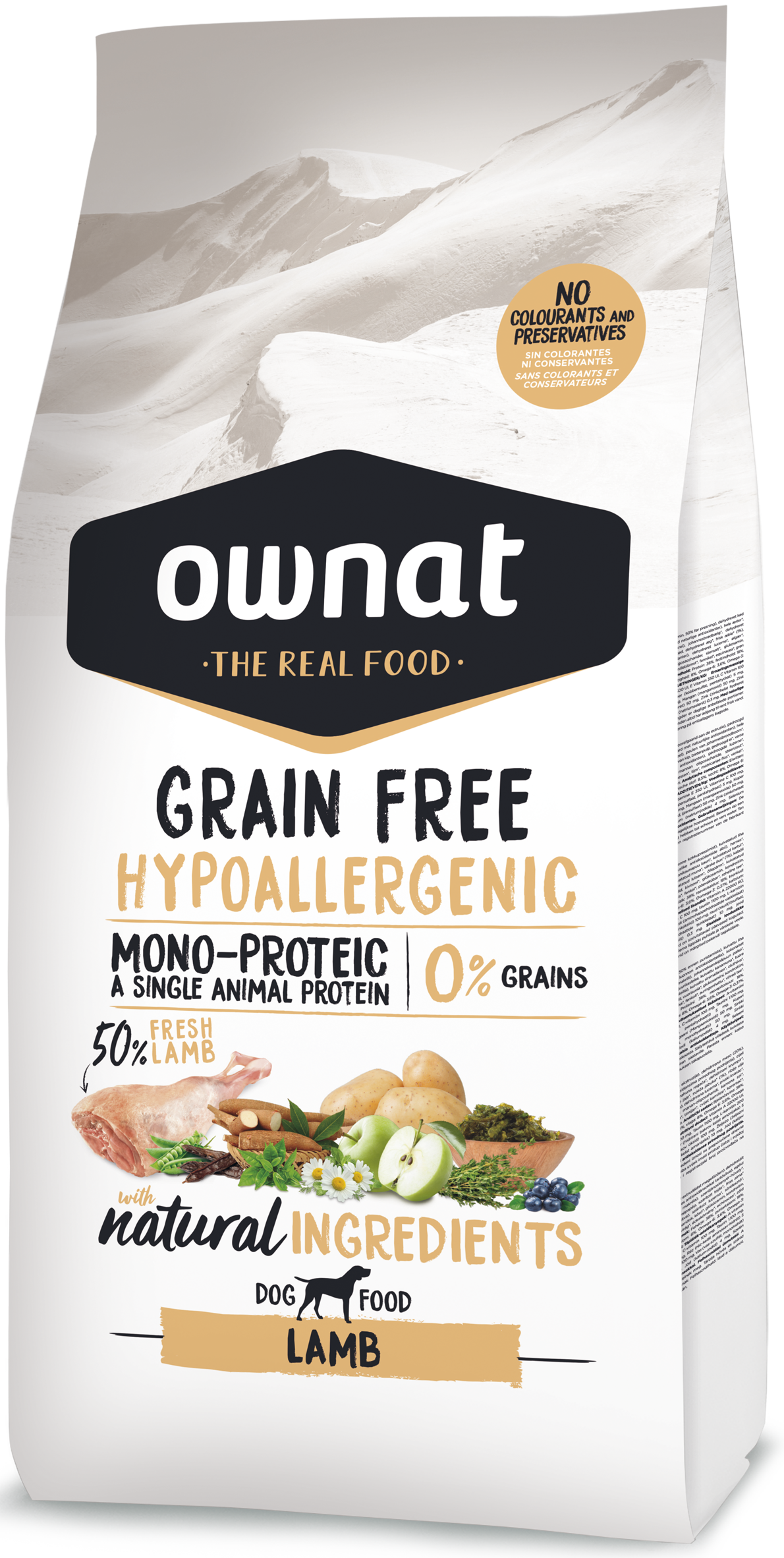 Ownat Grain Free Hypoallergenic Lamb