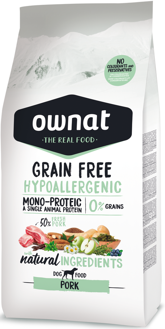 Ownat Grain Free Hypoallergenic Pork