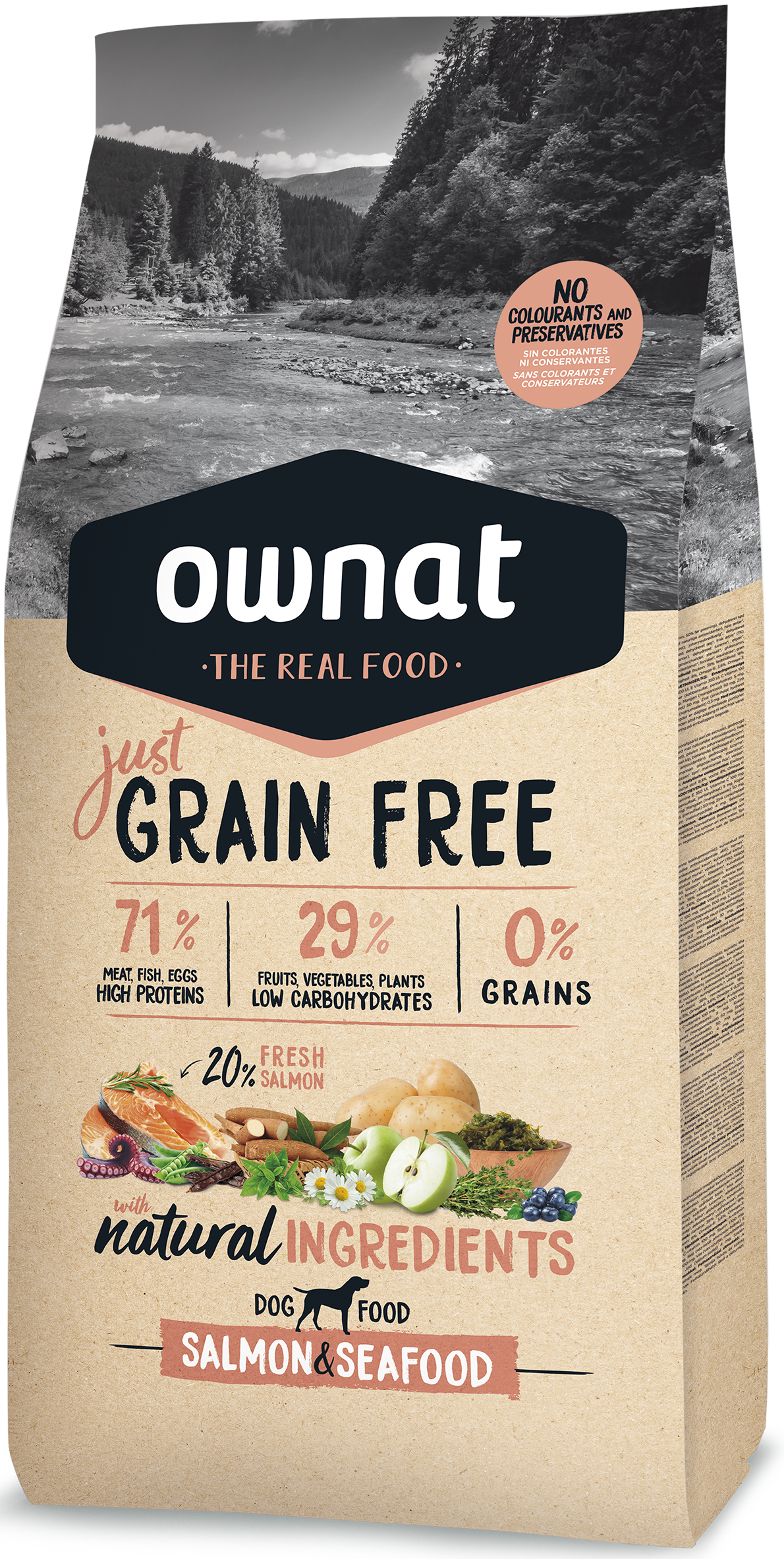 Ownat Just Grain Free Salmon & Seafood