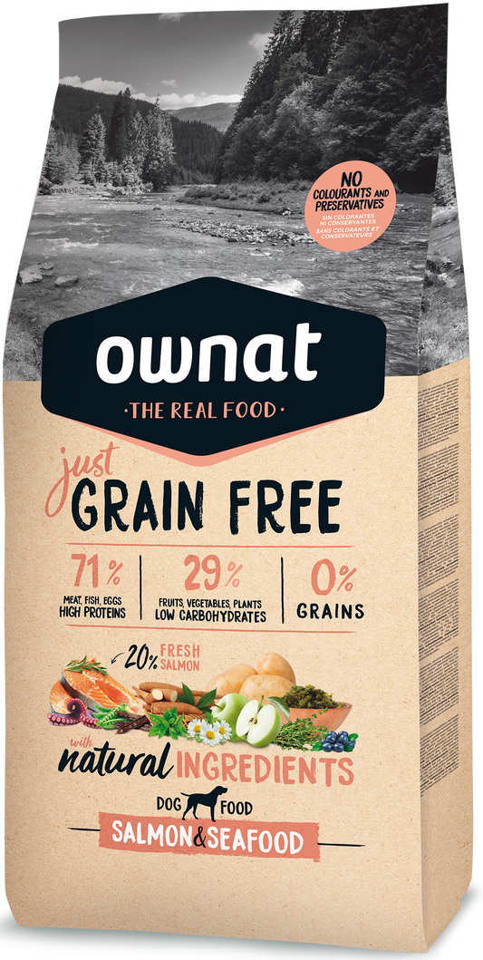 Ownat Just Grain Free Salmon & Seafood