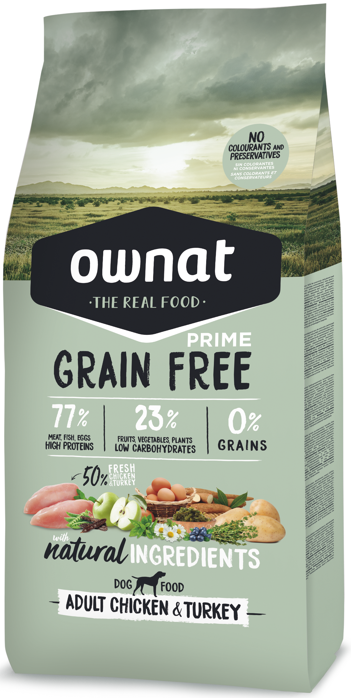 Ownat Prime Grain Free Adult Chicken & Turkey