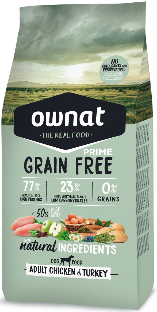 Ownat Prime Grain Free Adult Chicken & Turkey