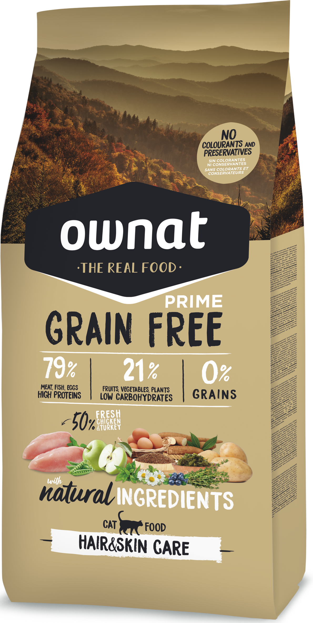 Ownat Prime Grain Free Hair & Skin