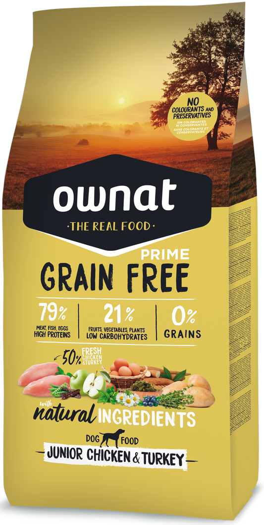 Ownat Prime Grain Free Junior Chicken & Turkey