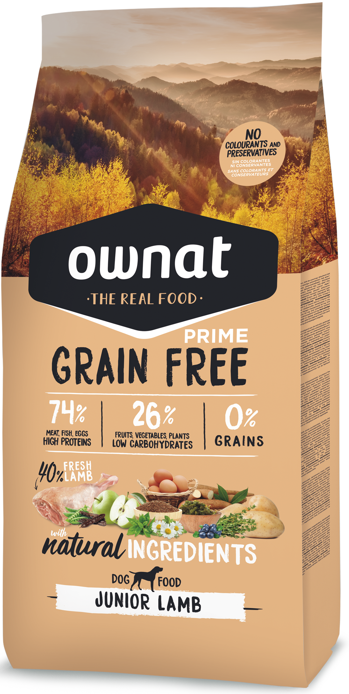 Ownat Prime Grain Free Junior Lamb