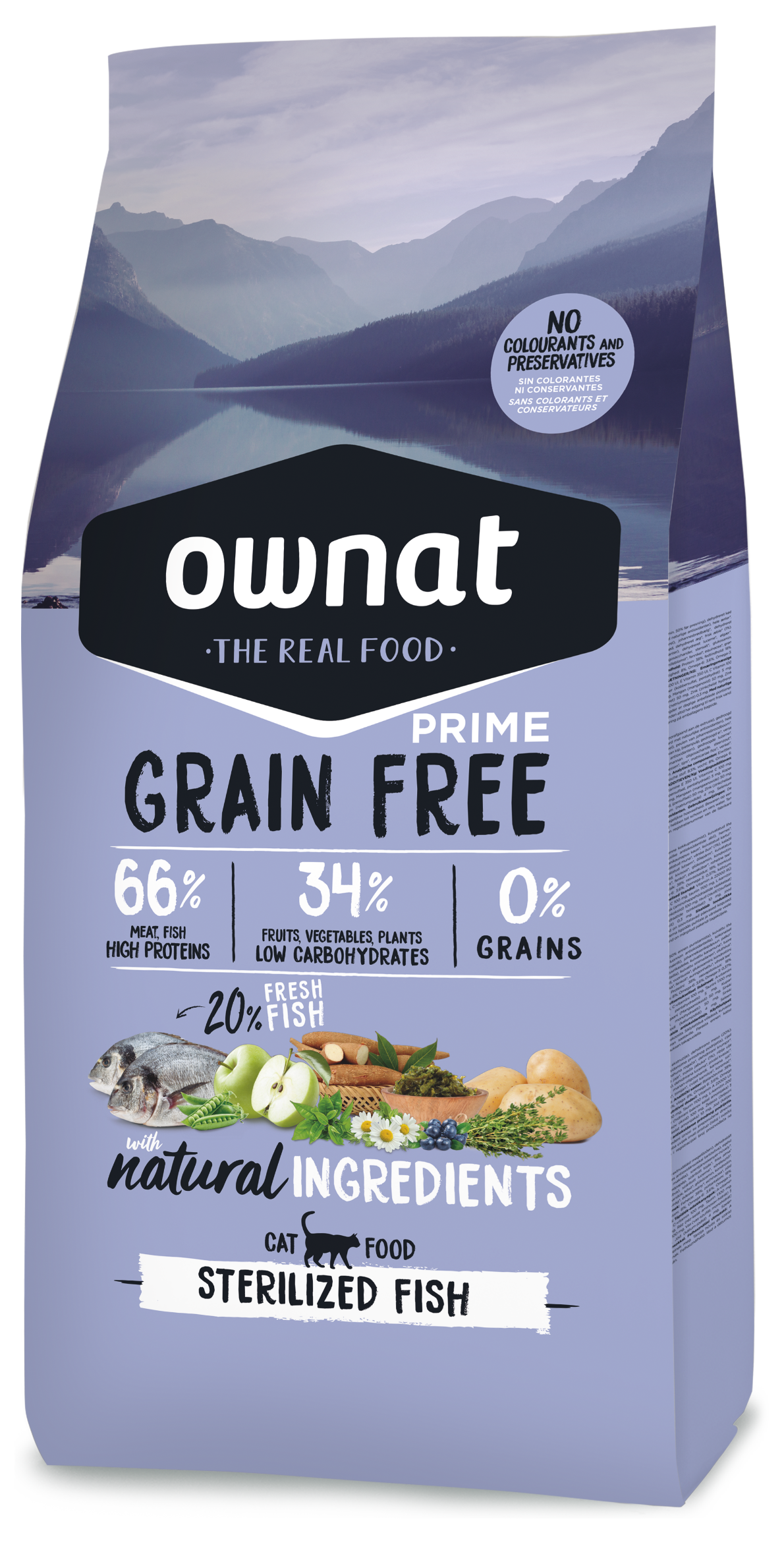 Ownat Prime Grain Free Sterilized Fish