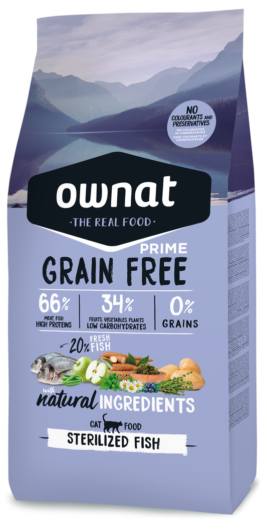 Ownat Prime Grain Free Sterilized Fish