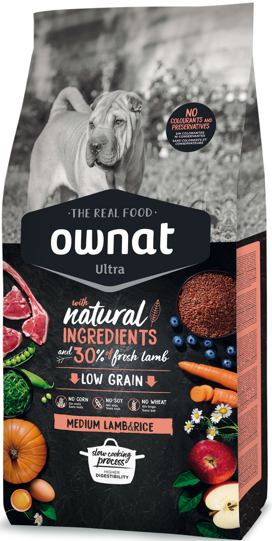 Ownat Ultra Medium Lamb & Rice