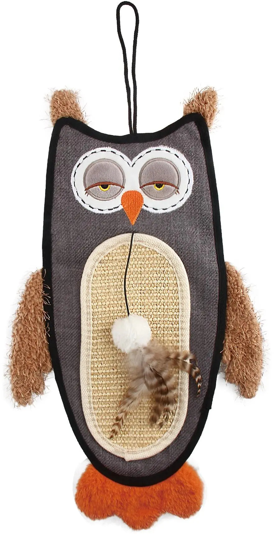 GiGwi Owl E Shark Cat Scratcher Con Catnip