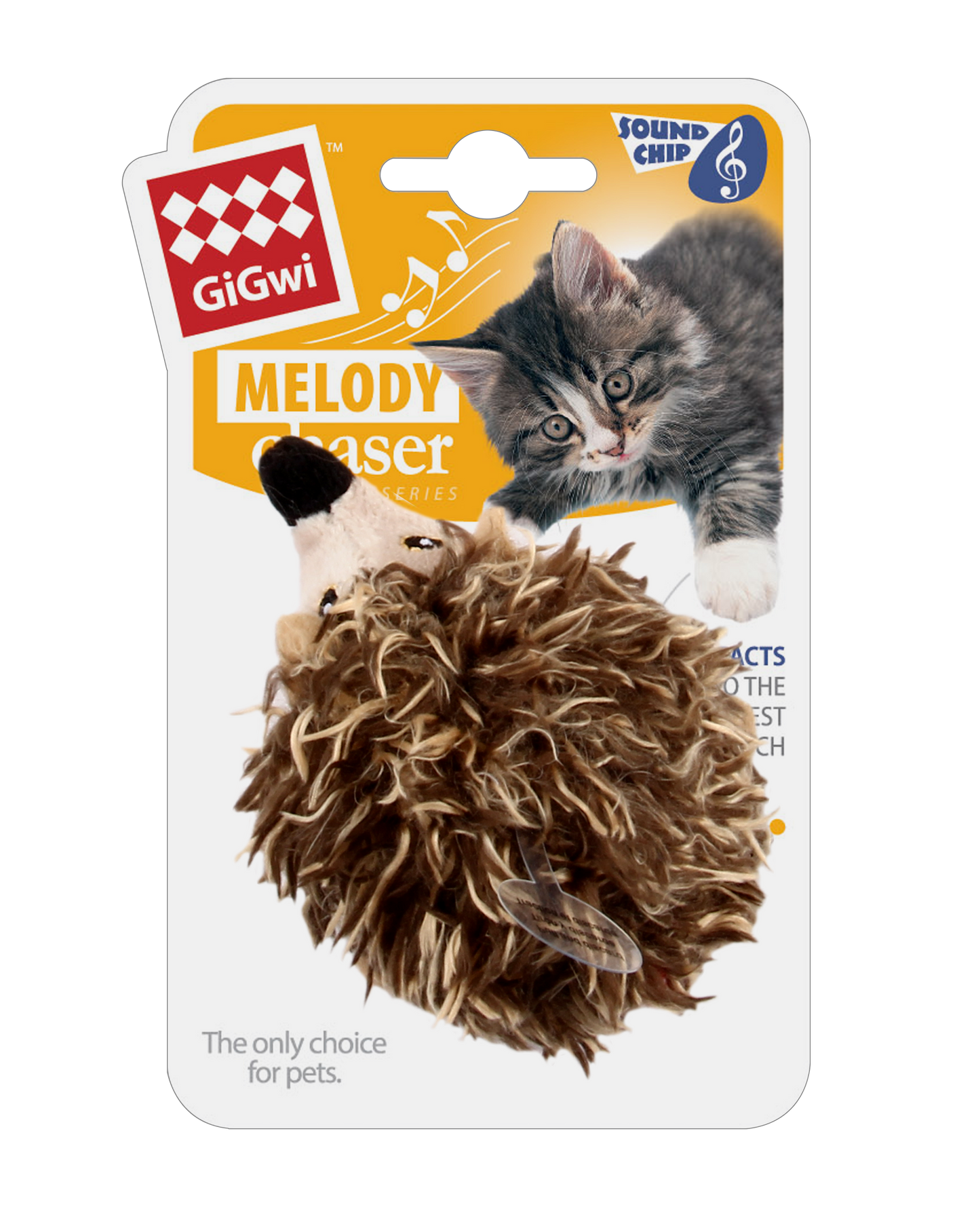 GiGwi Hedgehog Melody Chaser