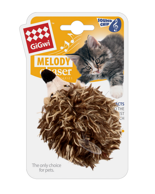 GiGwi Hedgehog Melody Chaser