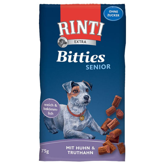 Rinti Extra Bitties Senior Pollo & Tacchino 75 g