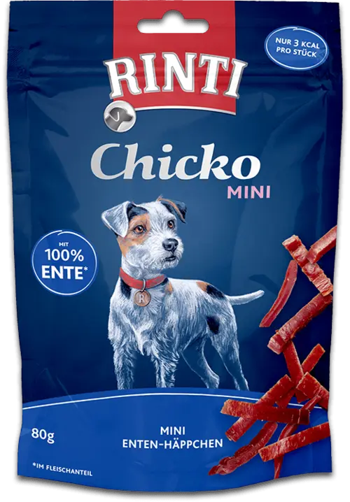 Rinti Chicko Anatra Mini Snack Per Cani 80 g