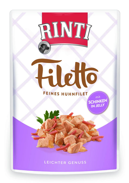 Rinti Cane Filetto Pollo E Prosciutto 100 g