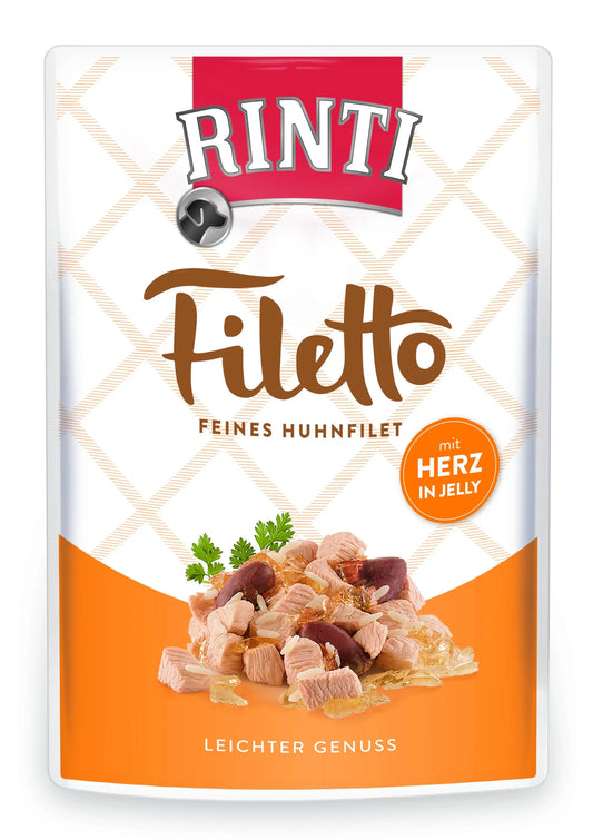 Rinti Cane Filetto Pollo E Cuore Di Pollo 100 g