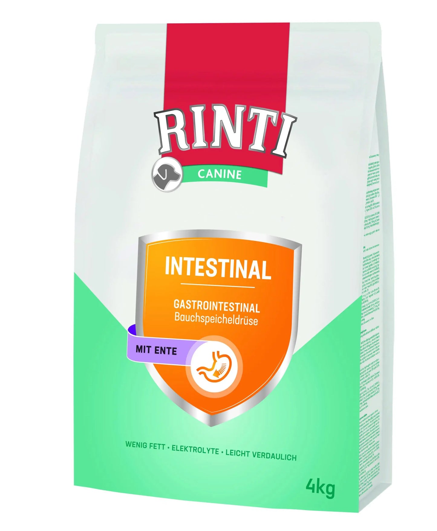 Rinti Canine Intestinal Anatra Crocchette Cane 4 Kg