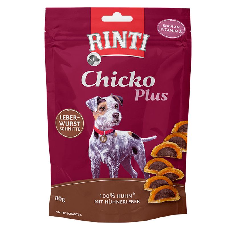 Rinti Chicko Plus Fettine di Salsiccia di Fegato 80 g