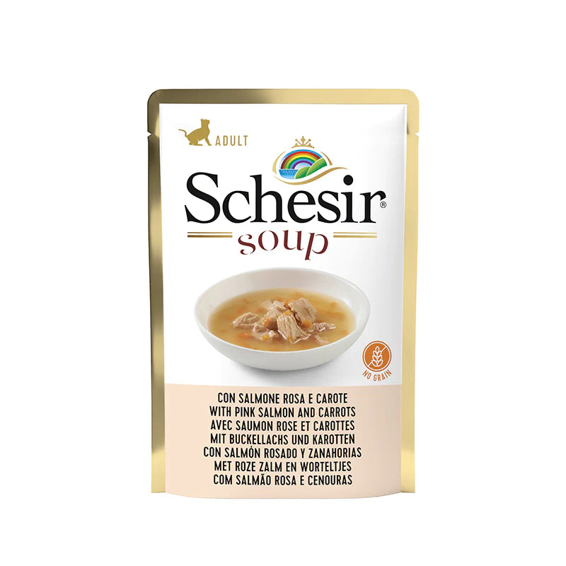 Schesir Zuppa Con Salmone Rosa 85 G