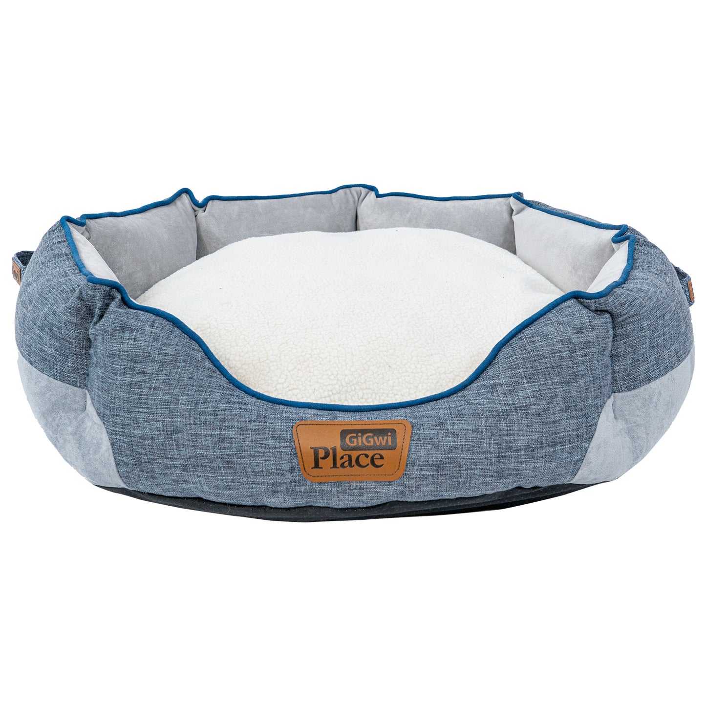 GiGwi Place Circular Pet Bed Grigio & Blu