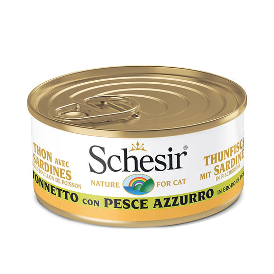 Schesir Tonnetto Con Pesce Azzurro In Brodo 70 G