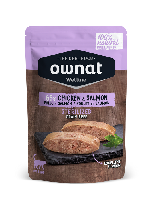 Ownat Wetline Sterilized Chicken & Salmon