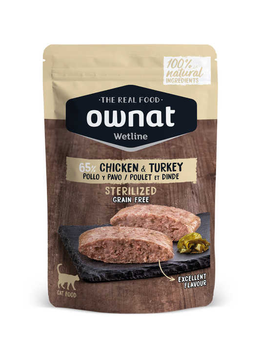 Ownat Wetline Sterilized Chicken & Turkey