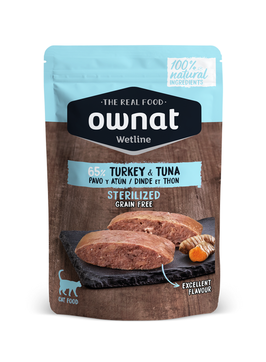 Ownat Wetline Sterilized Turkey & Tuna