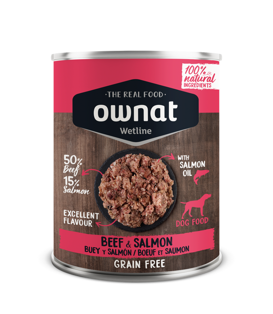 Ownat Wetline Beef & Salmon