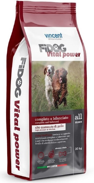 Vincent Fidog Vital Power Con Pollo 20 Kg